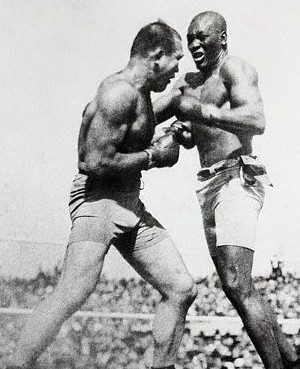 Jack Johnson & Jim Jeffries Boxing