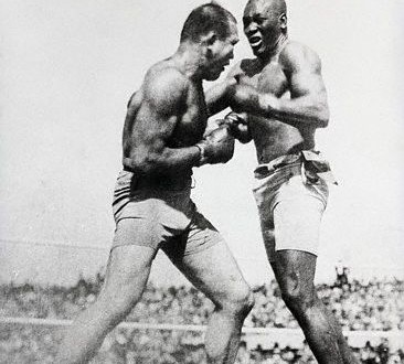 Jack Johnson & Jim Jeffries Boxing