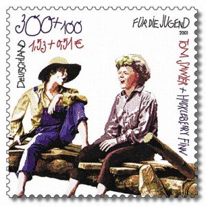 Stamp_Germany_2001_MiNr2194_Tom_Sawyer_und_Huckleberry_Finn