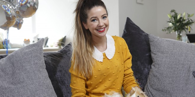 Zoe on sofa. Copyright Penguin. Credit - Jamie Simonds Photography