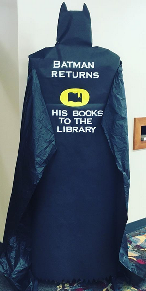 Batman-Returns-Library-Display-at-Alverno-College-Library