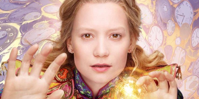 Mia Wasikowska is Alice in Alice Through the Looking Glass.