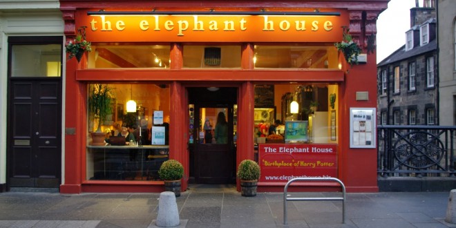 The Elephant House, one of the cafes JK Rowling wrote in
