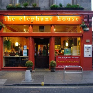 The Elephant House, one of the cafes JK Rowling wrote in