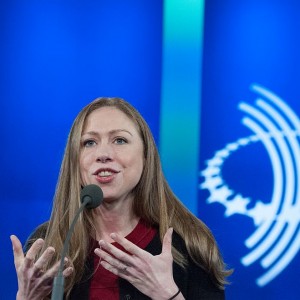 NEW YORK, NY - SEPTEMBER 21:  Chelsea Clinton delivers a speech during the annual Clinton Global Initiative on September 21, 2016 in New York City. Former President Bill Clinton defended the foundation, founded in 2005, at the final CGI meeting. (Photo by Stephanie Keith/Getty Images)