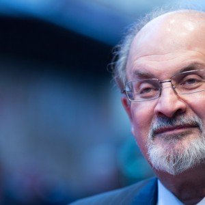 Salman Rushdie is the author of 12 novels, including Midnight's Children and The Satanic Verses. Rushdie was once the subject of death threats; now, when asked if he can move about freely Rushdie responds: "You have to stop asking me. ... It's been like 16 years since it's been OK."