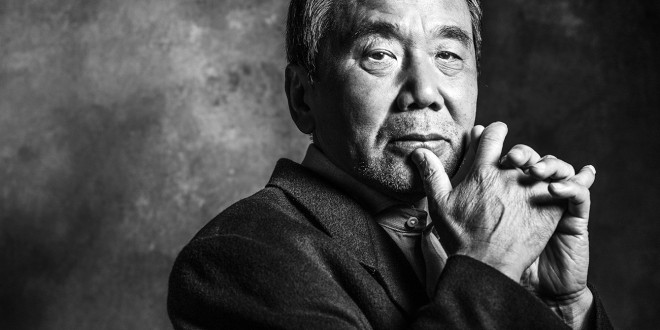 Der Schriftsteller Haruki Murakami am 07.11.2014 in Berlin.
