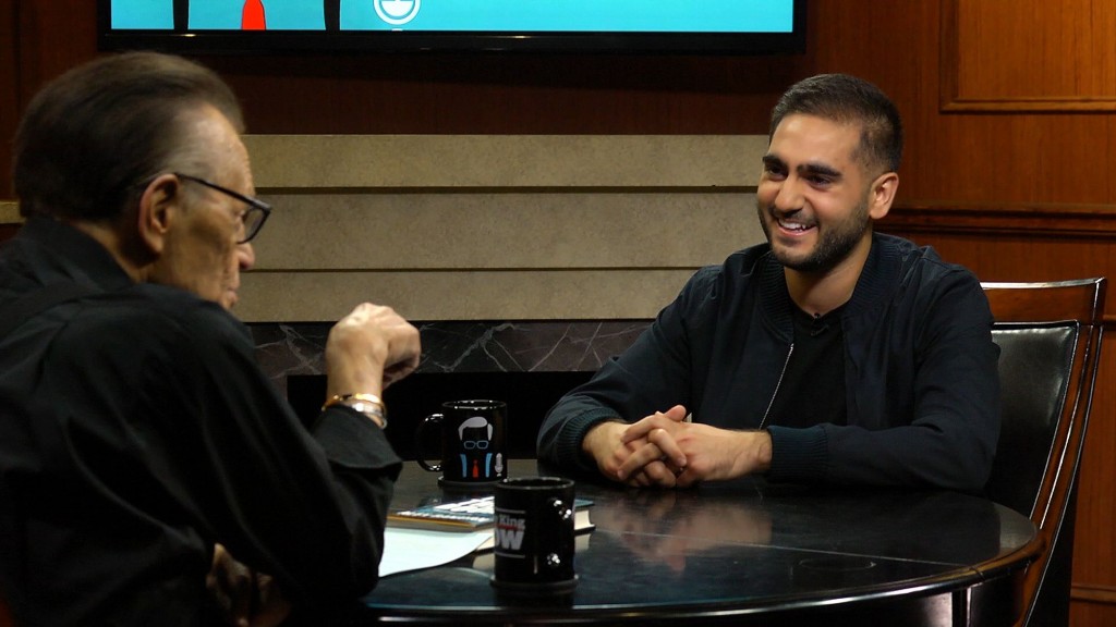 Срещата на автора с Лари Кинг