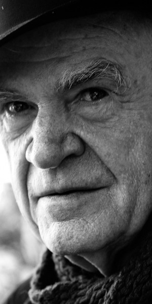 TO GO WITH AFP STORY BY SOPHIE PONS This handout picture released by French publishing house Gallimard shows Czech-born writer Milan Kundera on February 19, 2009 in Brno, a Moravian city, 200 kms from Prague. Czech-born writer Milan Kundera, 80, turned his back on his homeland once again when he failed to show up at a major conference on his work this weekend, May-30-31, 2009, in his southern home city of Brno- and said he's a 'French writer'. AFP PHOTO/HO/GALLIMARD/ NO SALES/NO ARCHIVE/RESTRICTED TO EDITORIAL USE