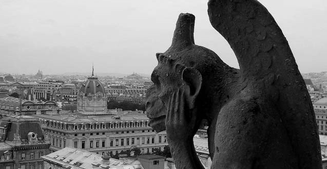Gargoyle on Notre Dame