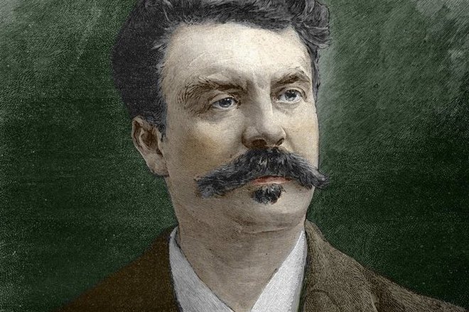 Guy de Maupassant (1850-1893), crivain franais. ©Bianchetti/Leemage