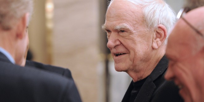 Czech-born writer Milan Kundera (C) attends the 20th anniversary party of the French philosopher Bernard-Henri Levy's review "La regle du jeu" (The rules of the game) on November 30, 2010 in Paris. Founded in 1990 in Paris by writers the review had extanded its topics further than literature to artistic, cultural or politic debates such as leading a campaign in support to Sakineh Mohammadi-Ashtiani, an Iranian woman sentenced to death.  AFP PHOTO MIGUEL MEDINA, Image: 87982749, License: Rights-managed, Restrictions: , Model Release: no, Credit line: Profimedia, AFP