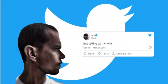 Jack-Dorsey-and-first-tweet-over-Twitter-logo