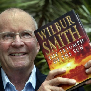 Author Wilbur Smith in Perth with his new book, The Triumph of the Sun.