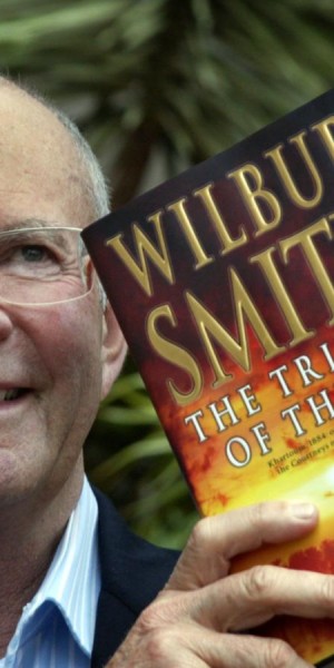 Author Wilbur Smith in Perth with his new book, The Triumph of the Sun.