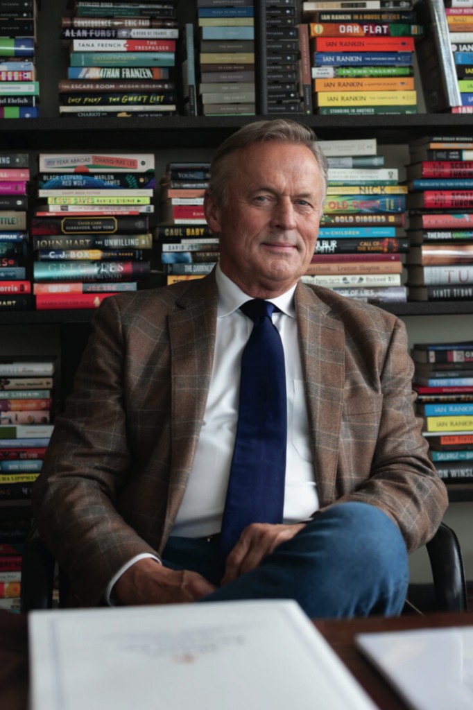 The author John Grisham at his office in Charlottesville, Va., Oct. 11, 2021. The best-selling author, whose new book, "The Judge's List," is about a murderous member of the bench, talks about the Supreme Court, wrongful convictions and what it means to be "review-proof." ( Donald Johnson/The New York Times)